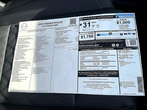 New 2025 Nissan Rogue Platinum w/ Platinum Premium Package image 29