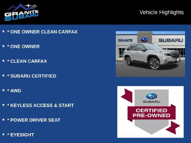 Used 2025 Subaru Forester Premium AWD/4WD image 2