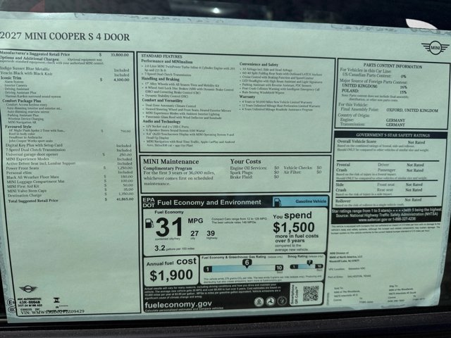 New 2027 MINI Cooper S FWD image 19