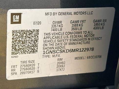 Used 2021 Chevrolet Tahoe Premier w/ Premium Package image 30