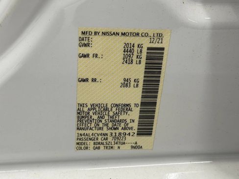 Used 2022 Nissan Altima 2.0 SR FWD image 25