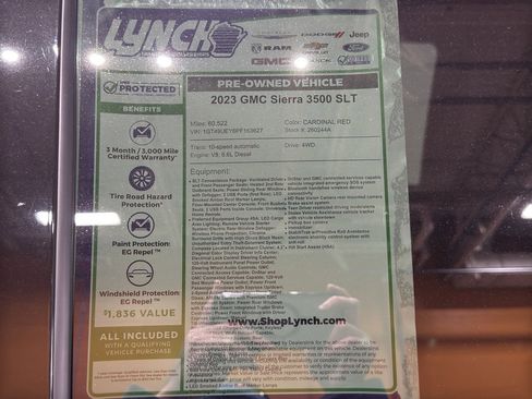 Used 2023 GMC Sierra 3500 SLT w/ SLT Convenience Package image 42