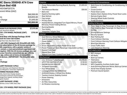 Used 2021 GMC Sierra 3500 AT4 w/ AT4 Premium Plus Package AWD/4WD image 3