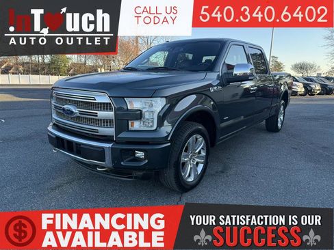 Used 2015 Ford F150 Platinum w/ Max Trailer Tow Package image 1
