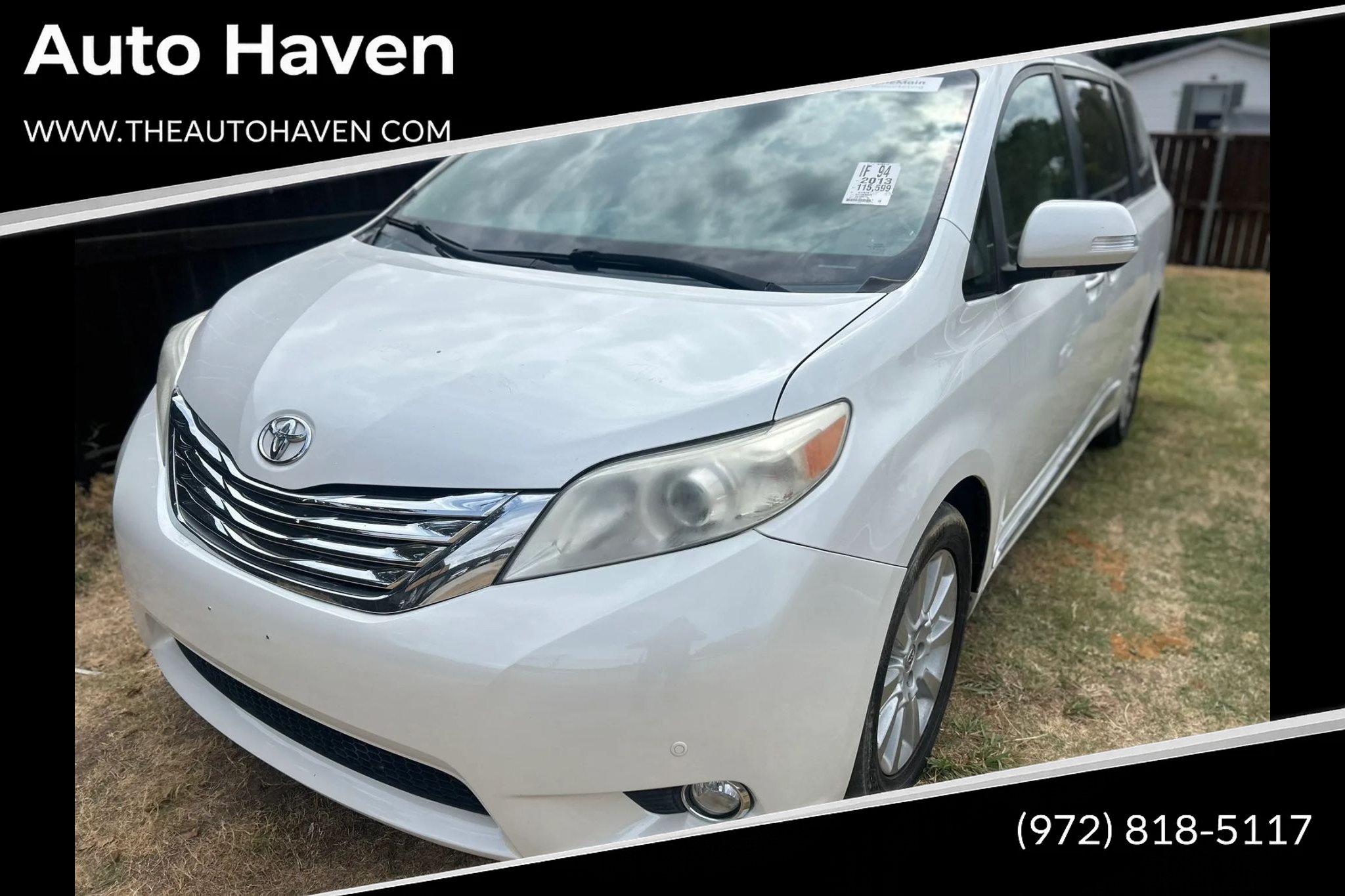 Used 2013 Toyota Sienna Limited w/ Premium Pkg FWD image 1
