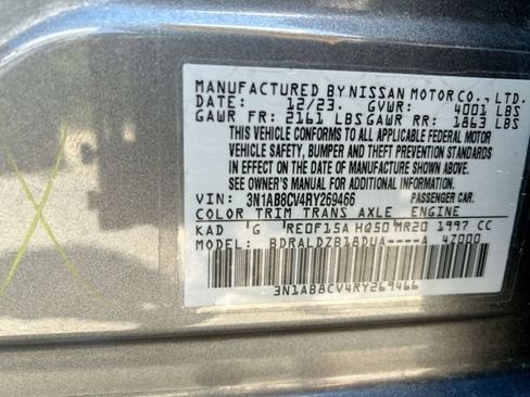 Used 2024 Nissan Sentra SV FWD image 31
