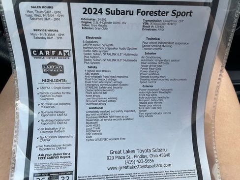 Used 2024 Subaru Forester Sport AWD/4WD image 27