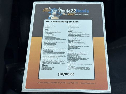 Certified 2022 Honda Passport Elite image 40
