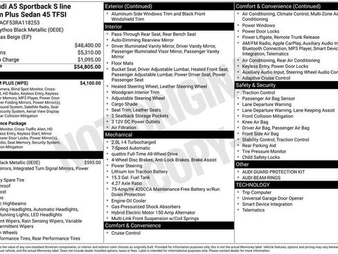 Certified 2024 Audi A5 2.0T Premium Plus w/ Premium Plus AWD/4WD image 3
