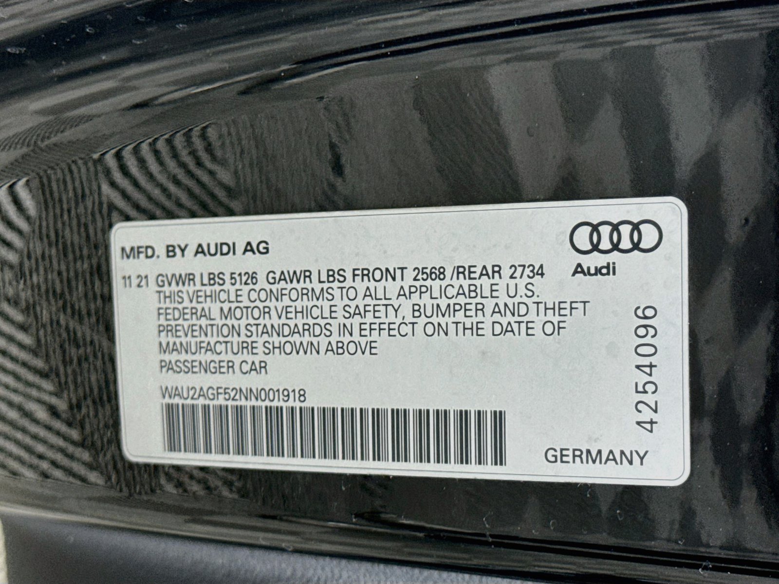 Certified 2022 Audi A5 2.0T Premium w/ Convenience Package AWD/4WD image 31