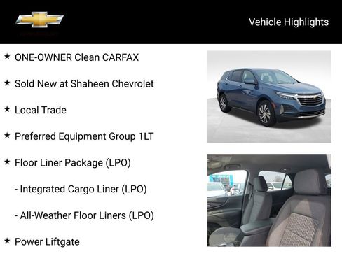 Certified 2024 Chevrolet Equinox LT w/ LPO, Floor Liner Package image 17