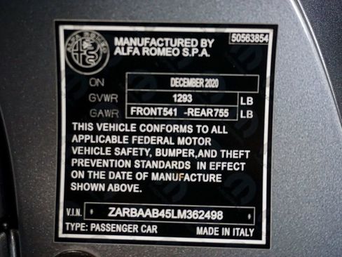Used 2020 Alfa Romeo 4C Spider w/ Bright Package RWD image 20