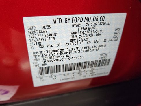 New 2026 Ford Explorer ST w/ Sun And Sound Package AWD/4WD image 12