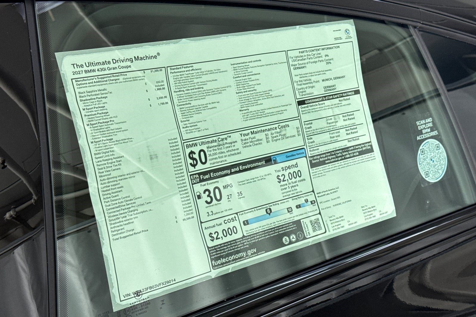 New 2027 BMW 430i w/ M Sport Package RWD image 29