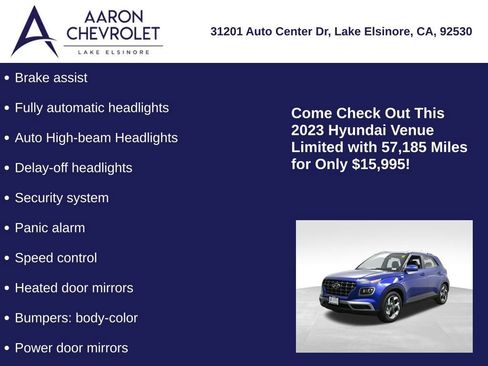 Used 2023 Hyundai Venue Limited w/ Cargo Package image 20