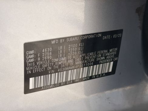 Certified 2023 Subaru Legacy Limited image 36
