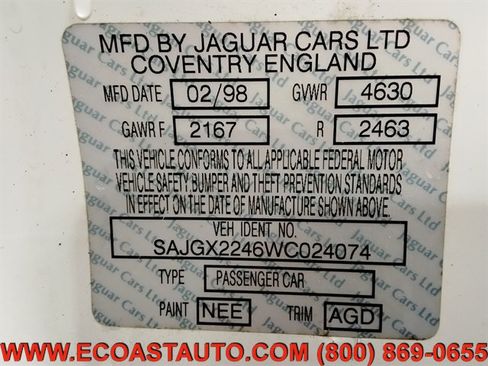 Used 1998 Jaguar XK8 Convertible image 19