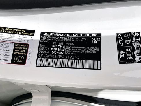 Used 2023 Mercedes-Benz EQS 580 4MATIC SUV image 35