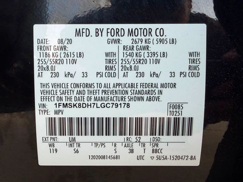 Used 2020 Ford Explorer XLT w/ Equipment Group 202A AWD/4WD image 29