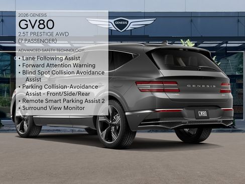 New 2026 Genesis GV80 2.5T Prestige AWD/4WD image 7