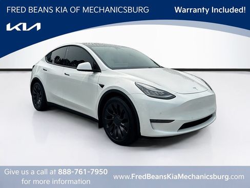 Used 2021 Tesla Model Y Long Range AWD/4WD image 1