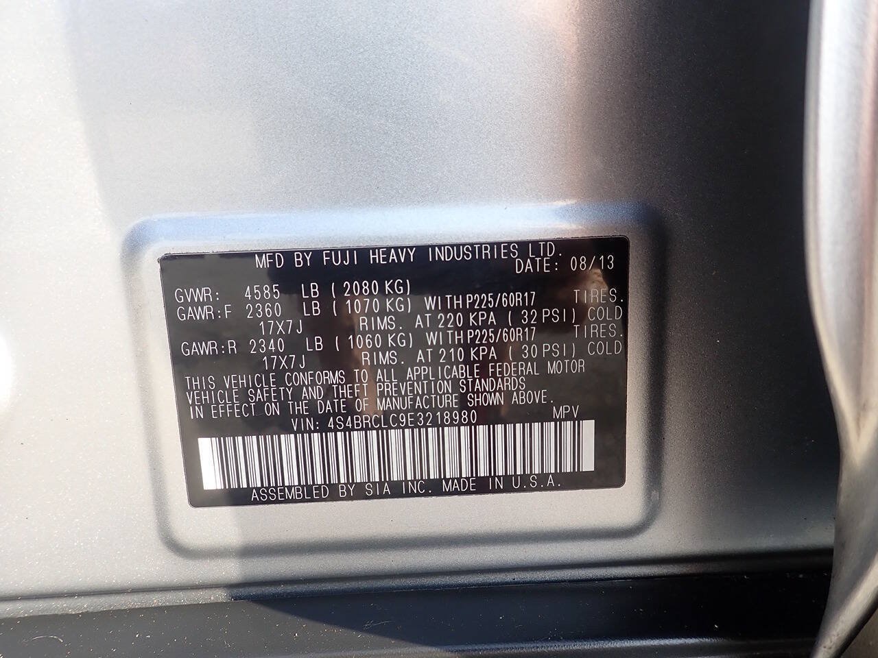 Used 2014 Subaru Outback 2.5i Limited w/ Moonroof Package AWD/4WD image 10