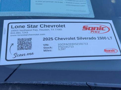 Certified 2025 Chevrolet Silverado 1500 LT w/ Texas Edition Plus image 32