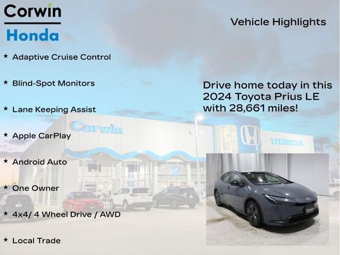 Used 2024 Toyota Prius LE image 6