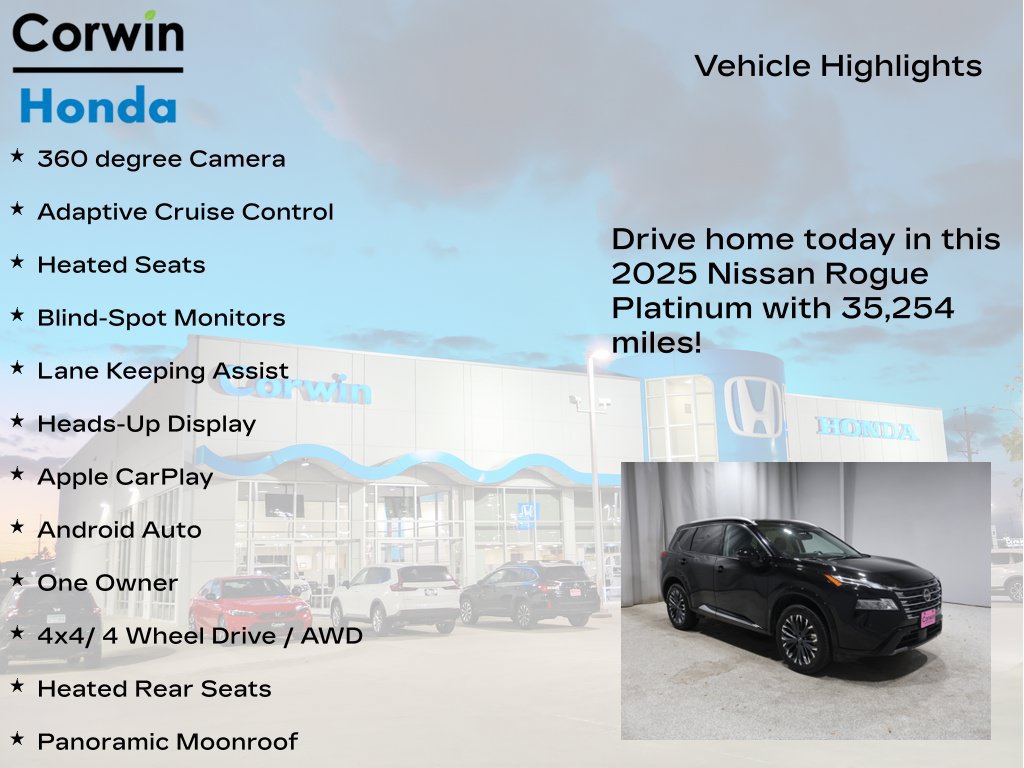 Used 2025 Nissan Rogue Platinum w/ Tech Package AWD/4WD image 7