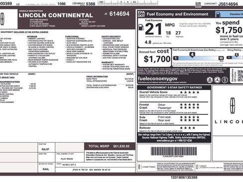 Used 2018 Lincoln Continental Reserve image 15