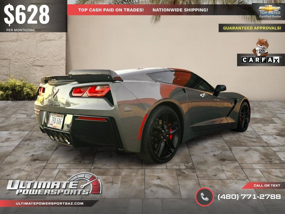 Used 2016 Chevrolet Corvette Stingray Coupe w/ Carbon Flash Badge Package RWD image 69