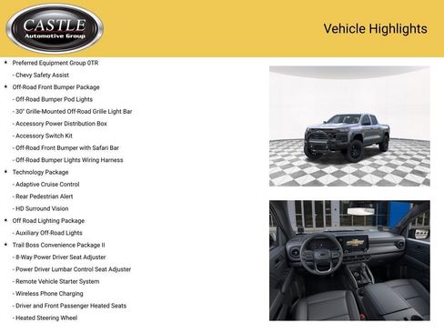 New 2026 Chevrolet Colorado Trail Boss w/ Off-Road Front Bumper Package image 3