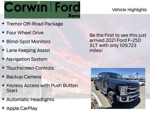 Used 2021 Ford F250 XLT w/ Tremor Off-Road Package AWD/4WD image 4