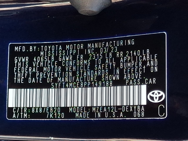 Used 2023 Toyota Corolla XSE w/ Body Protecting Package (TMS) FWD image 28