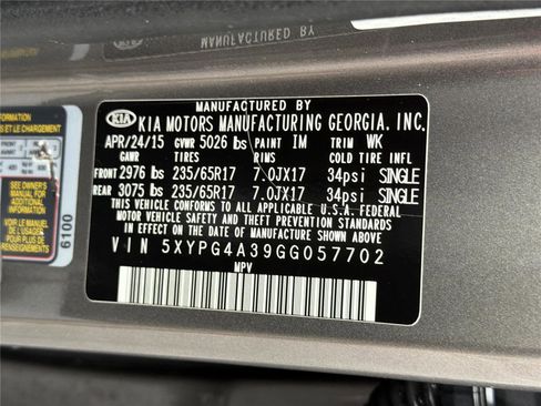 Used 2016 Kia Sorento LX w/ LX Convenience Package image 33