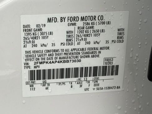 Used 2019 Ford Edge ST w/ Equipment Group 401A AWD/4WD image 28