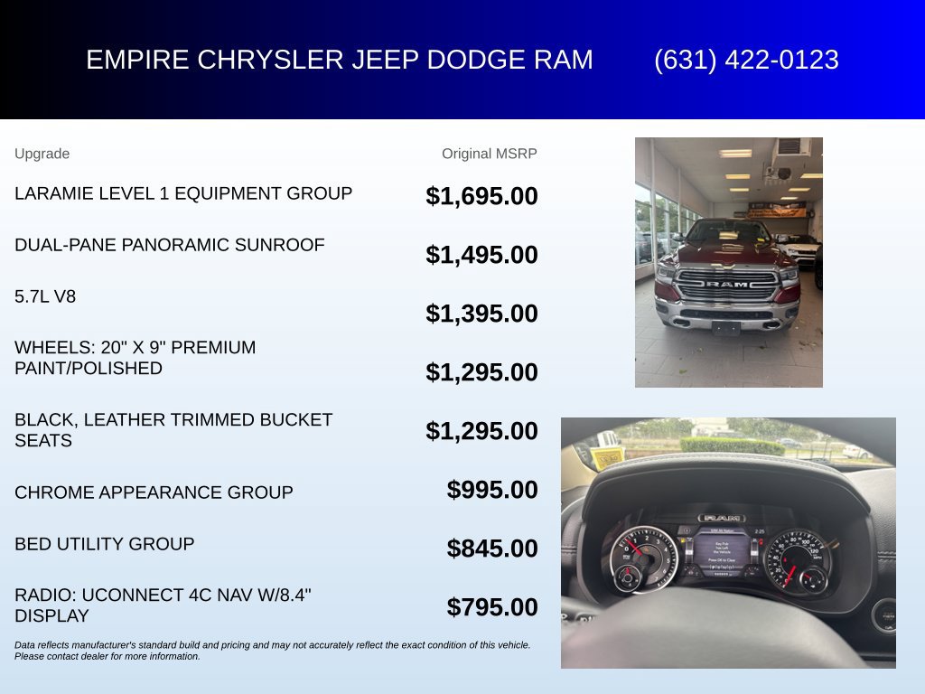 Used 2019 RAM 1500 Laramie AWD/4WD image 6
