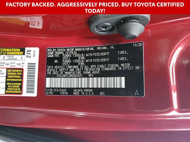 Used 2021 Toyota Sienna XLE w/ XLE Plus Package AWD/4WD image 5