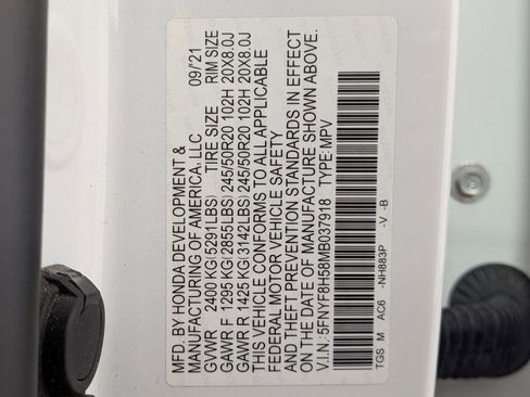 Used 2021 Honda Passport EX-L image 31