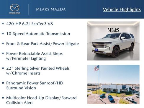 Used 2022 Chevrolet Tahoe High Country AWD/4WD image 2