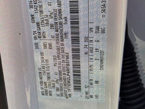 Used 2024 Ford F150 STX w/ Equipment Group 201A FX4 AWD/4WD image 46