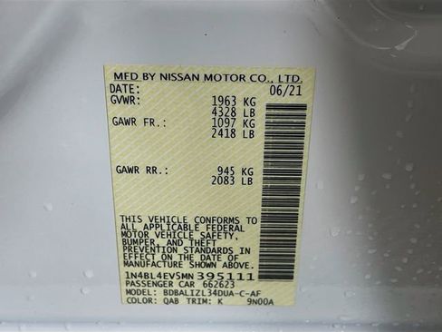 Used 2021 Nissan Altima 2.5 SL FWD image 35