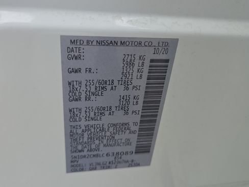Used 2020 Nissan Pathfinder SL AWD/4WD image 25