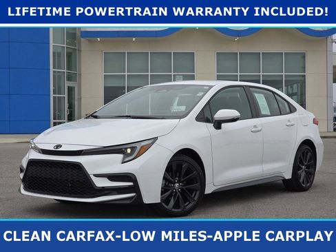 Used 2023 Toyota Corolla SE w/ Carpet Mat Package (TMS) FWD image 1