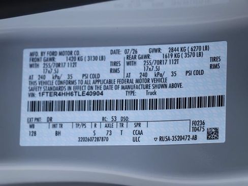 New 2026 Ford Ranger XLT w/ Equipment Group 301A High AWD/4WD image 33