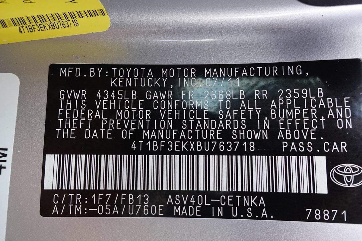 Used 2011 Toyota Camry LE FWD image 46