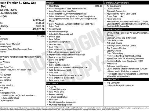 Used 2011 Nissan Frontier SL image 2