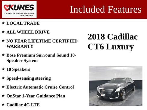 Used 2018 Cadillac CT6 Luxury image 3