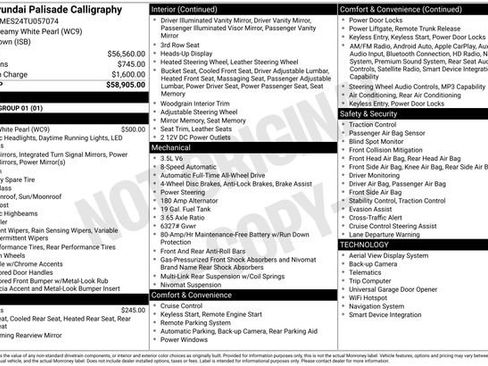 Used 2026 Hyundai Palisade Calligraphy image 3