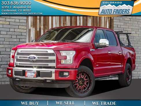 Used 2015 Ford F150 Platinum w/ Equipment Group 701A Luxury AWD/4WD image 1